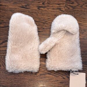 Yves Salomon Meteo Faux Fur Accessory - Cream
